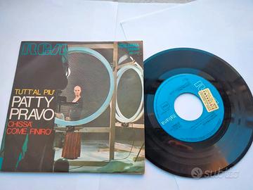 2 45 giri patty pravo vinile anni 70 vintage