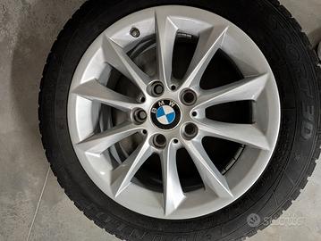 Set 4 ruote BMW 16” + gomme invernali 205/55