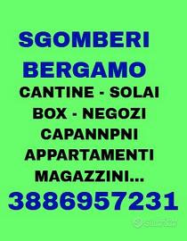 Sgomberi/traslochi Bergamo e provincia