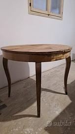 Tavolo tondo dell'ottocento