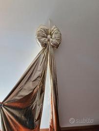 Fiocco natalizio oro gigante