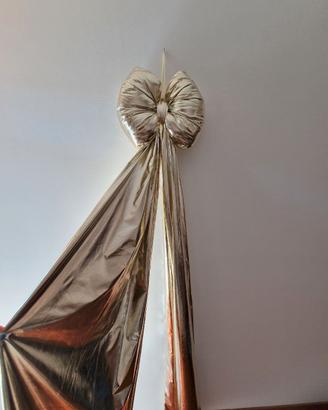 Fiocco natalizio oro gigante