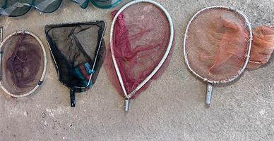 Vari retini da pesca