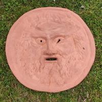 Bocca della verità in terracotta artigianale