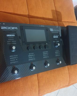  pedaliera multieffetto zoom G6  