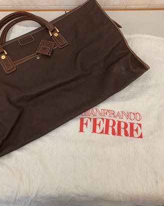 borsone da viaggio vintage  Ferre' in pelle