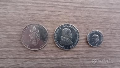 Monete Città del Vaticano 100 lire 3 pezzi