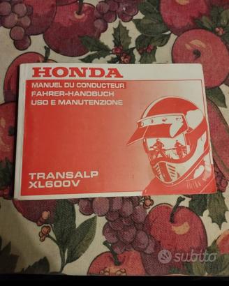 Libretto uso e manutenzione Transalp 600