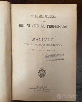 Manuale teologico-storico 1899