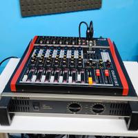 casse passive con amplificatore di potenza 