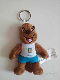 Portachiavi scoiattolo peluche nuovo