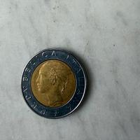 Moneta 500 Lire Bimetalliche 1982