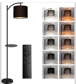 BBHome piantana lampada da terra nera