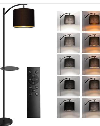 BBHome piantana lampada da terra nera