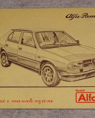 LIBRETTO USO E MANUTENZIONE ALFA 33  1.3-1.5