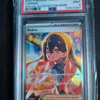 Rubra TWM 217 PSA 9 pokemon illustrazione rara