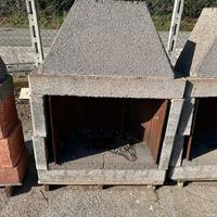 CAMINO A LEGNA REFRATTARIO 95x58x125H