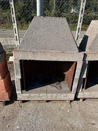 CAMINO A LEGNA REFRATTARIO 95x58x125H