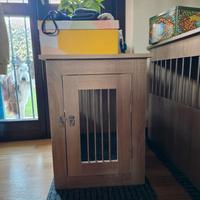 Gabbia Cuccia per Cani Rovere 45x62x59 cm, legno