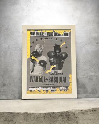 Quadro Pop Art iconico poster Warhol * Basquiat