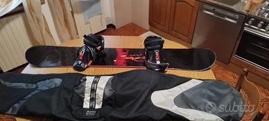 snowboard k2 + attacchi + sacca, top di gamma 