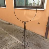 porta gabbia ferro battuto 