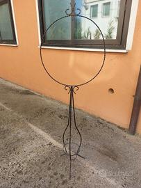 porta gabbia ferro battuto 