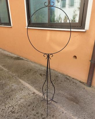 porta gabbia ferro battuto 