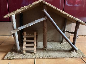 Capanna per presepe