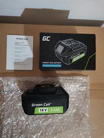 Batteria 18v 3ah green cell