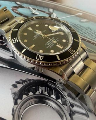 Rolex Submariner data 16800 acciaio