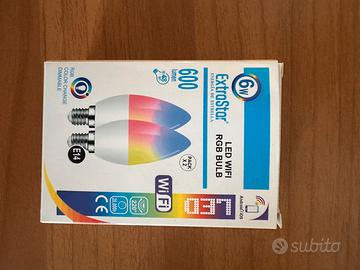 Lampadine Smart ExtraStar E14 6W RGB Alexa