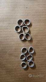 Lego 12 gomme per motore treno 12v 7865 gray