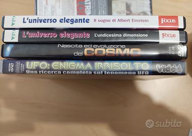 3 dvd documentari Scienza + 1 in omaggio