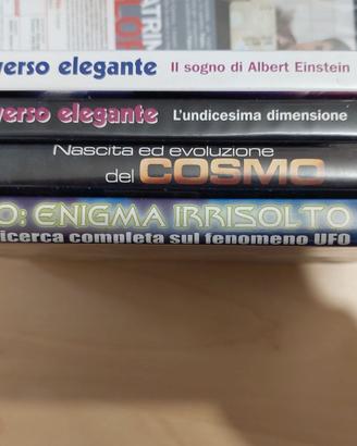 3 dvd documentari Scienza + 1 in omaggio