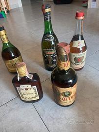 Bottiglie Brandy/Cognac anni 60/70