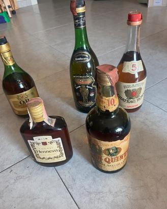 Bottiglie Brandy/Cognac anni 60/70