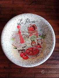 piatto Pizza decorato a mano