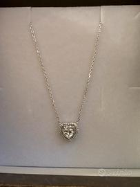 Collana in argento con cuore
