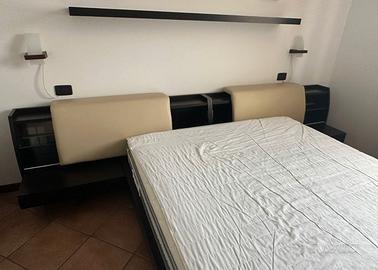 Letto matrimoniale contenitore + cassettiera