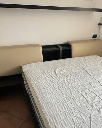 Letto matrimoniale contenitore + cassettiera