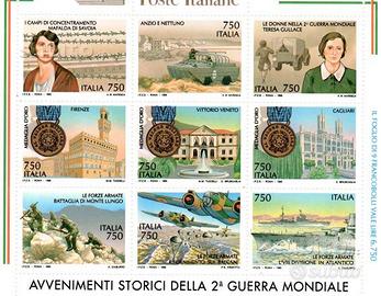Foglio avvenimenti 2' guerra Mondiale 1995