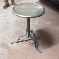 Sgabello metallo anni 50