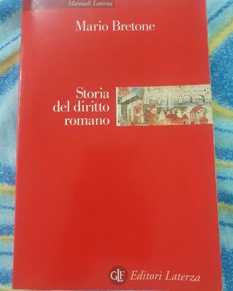 Libro "Storia del diritto romano" di Mario Bretone