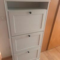 Scarpiera bianca nuova