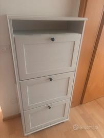 Scarpiera bianca nuova