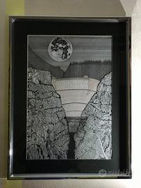 Quadro: La diga del Vajont