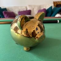 Salvadanaio Porcellino Dorato – Ceramica Vietri