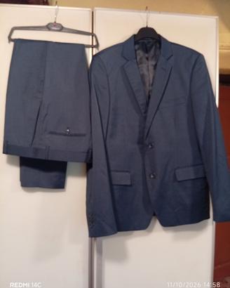 Completo uomo D INFINITIVE blu tg 54 slim 
