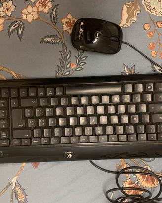 Tastiera e mouse con cavo funzionanti logitech